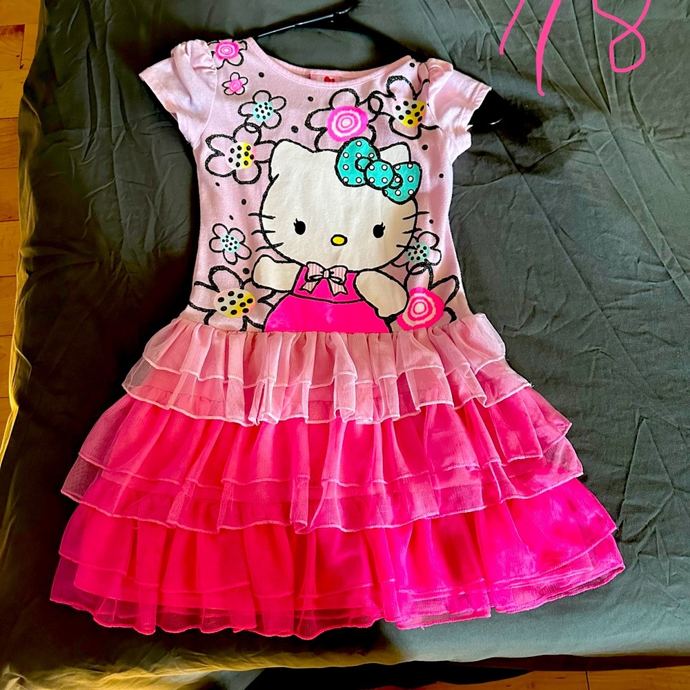 Hello Kitty Dress Girls 7/8